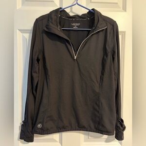 Ralph Lauren Black Quarter-Zip Pullover
